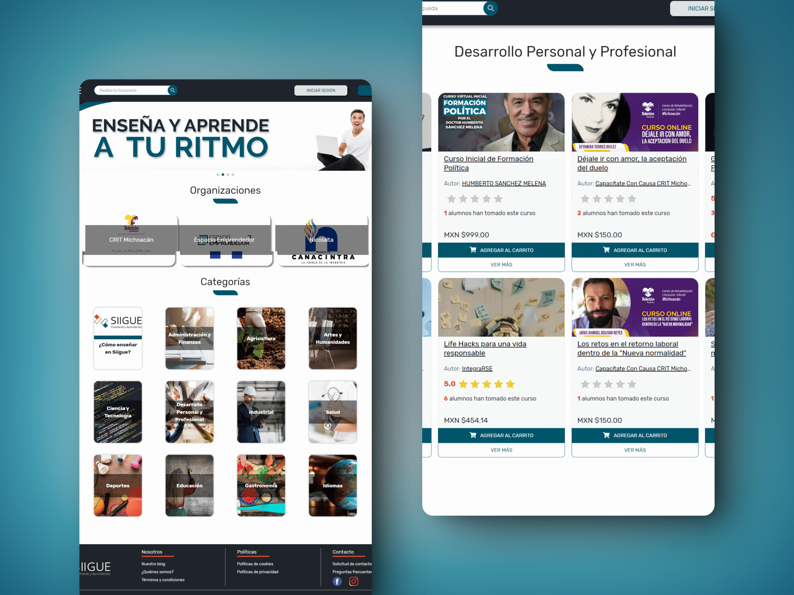 Plataforma Educativa – SIIGUE